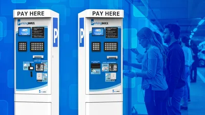 Smart parking meter pay station by Parking BOXX
