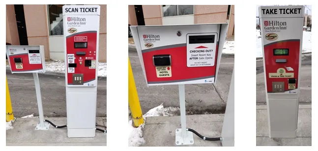 Hilton Garden Inn Albany parking system