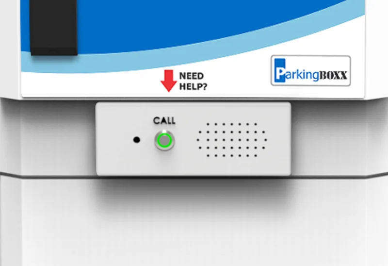 Parking BOXX VoIP intercom and Call BOXX for visitor and guest access